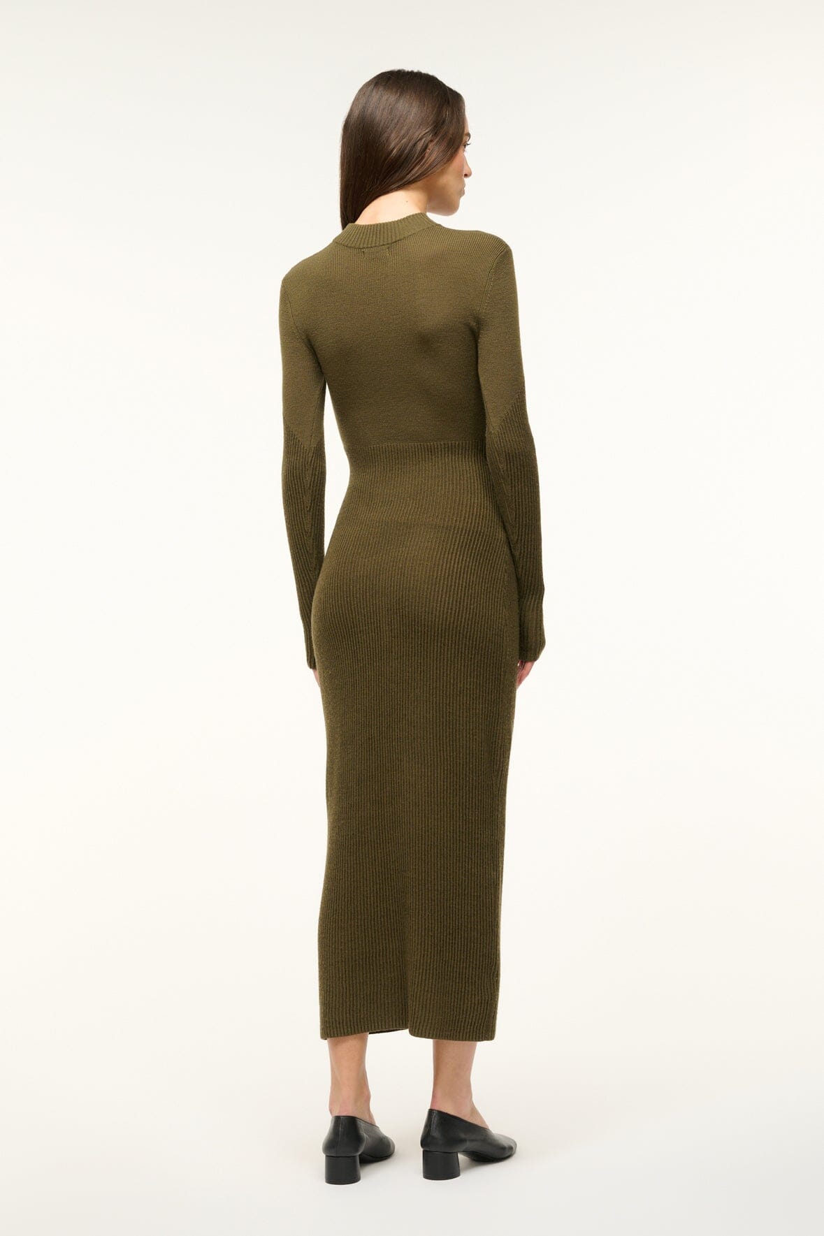 Image RAMONA DRESS | SERGEANT GREEN 4 of 4 and Clicking this image will trigger a zoom pop-up