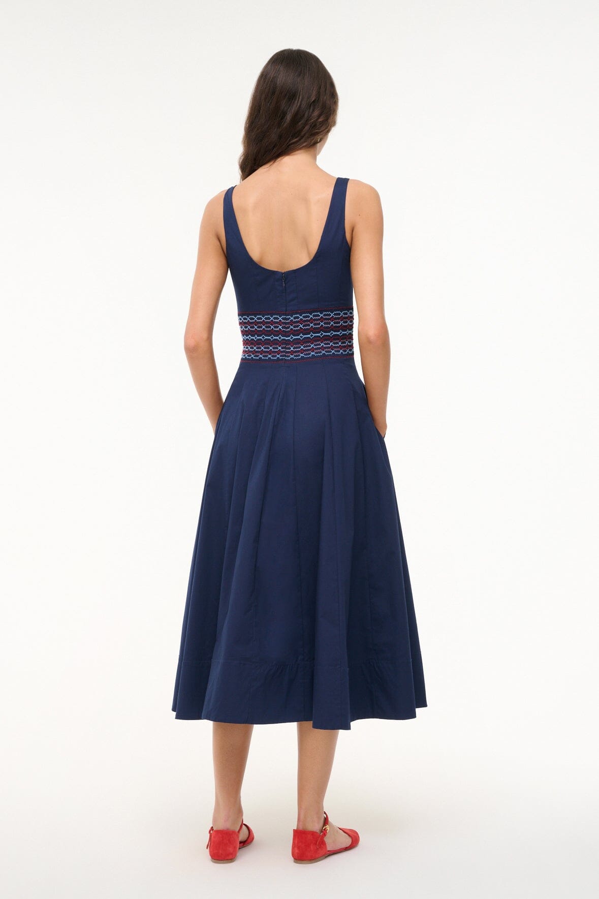 Image RIG DRESS | NAVY 4 of 5 and Clicking this image will trigger a zoom pop-up