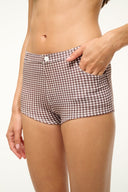 Image COD BIKINI BOTTOM | DARK CHOCOLATE MICRO CHECK 5 of 6