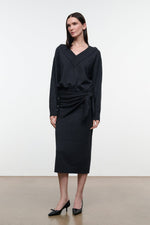 NORMAN SWEATER DRESS | SMOKE