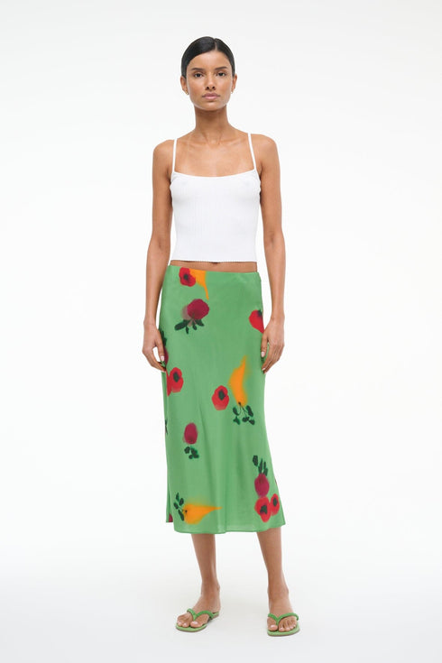 Go to ANGELA SILK SKIRT FARMERS MARKET LEAF view 1