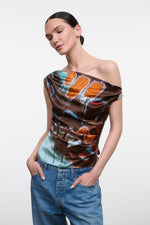 PHARE SILK TOP | BUTTERFLY SKY