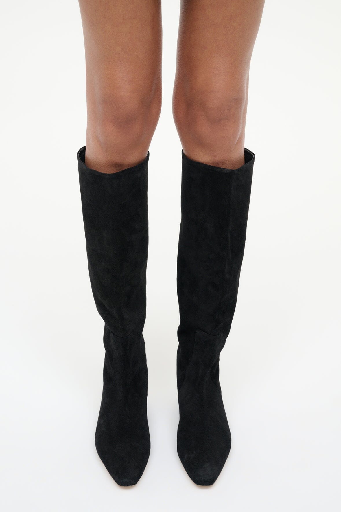 Image WALLY FLAT BOOT | BLACK SUEDE 4 of 9 and Clicking this image will trigger a zoom pop-up