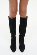 Image WALLY FLAT BOOT | BLACK SUEDE 4 of 9