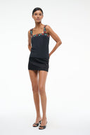 Image VERONICA SILK TOP | BLACK 3 of 7