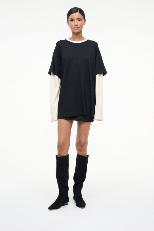 Go to WALLY FLAT BOOT BLACK SUEDE view 2