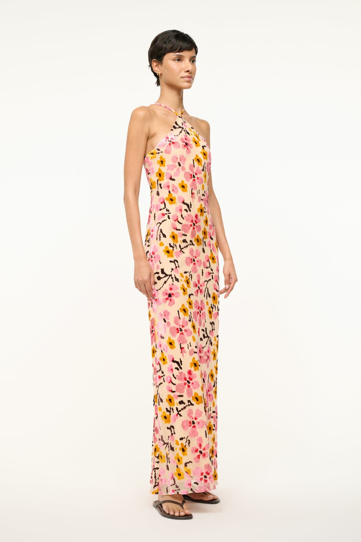 Image CUBISM DRESS | BLOSSOM FLORAL TAPESTRY 2 of 7 and Clicking this image will trigger a zoom pop-up