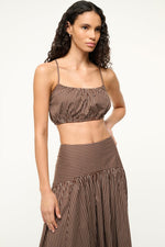 HAMMOCK TOP | DARK OAK MICRO STRIPE