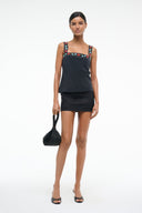 Image DEMY BEADED SHOULDER BAG | BLACK 2 of 7
