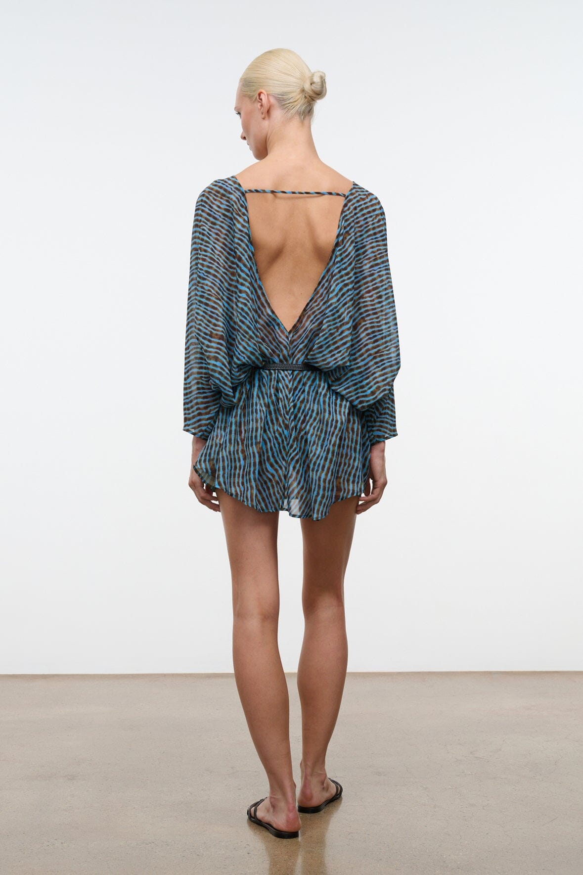 STAUD, Nour Mini Dress in Tidal Shell, Size XS/Small STAUD, Nour Mini Dress in Tidal Shell, Size XS/Small