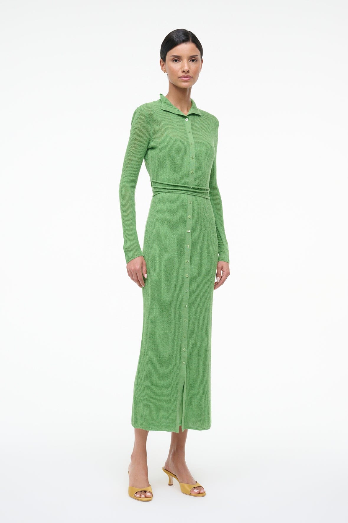 Staud Marianne Dress Leaf Staud Marianne Dress Leaf