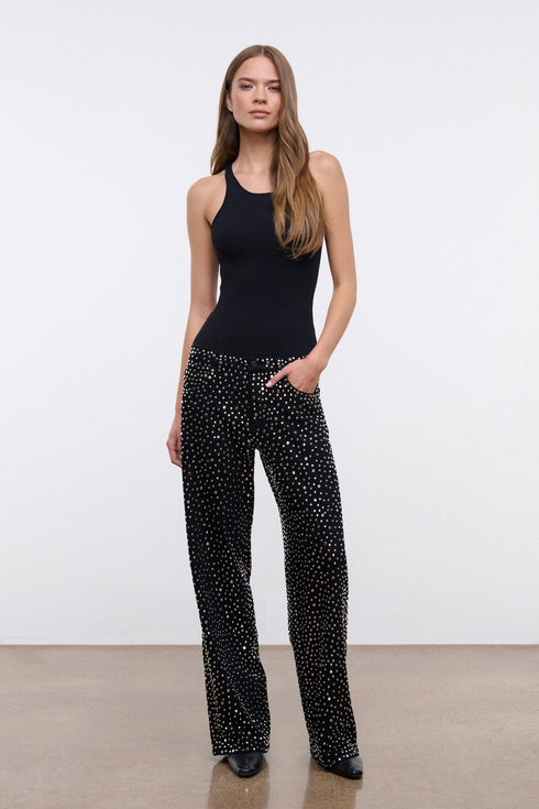 Go to GUS STUDDED RELAXED JEAN BLACK view 1