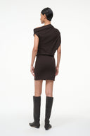 Image MABEL MINI DRESS | EARTH 4 of 6
