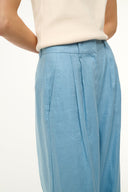 Image SASHA LINEN PANT | SLATE BLUE 5 of 7