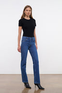 Image TEDDY STRETCH STRAIGHT JEAN | STONE BLUE 1 of 11