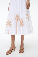 WELLS DRESS | PALM EMBROIDERY