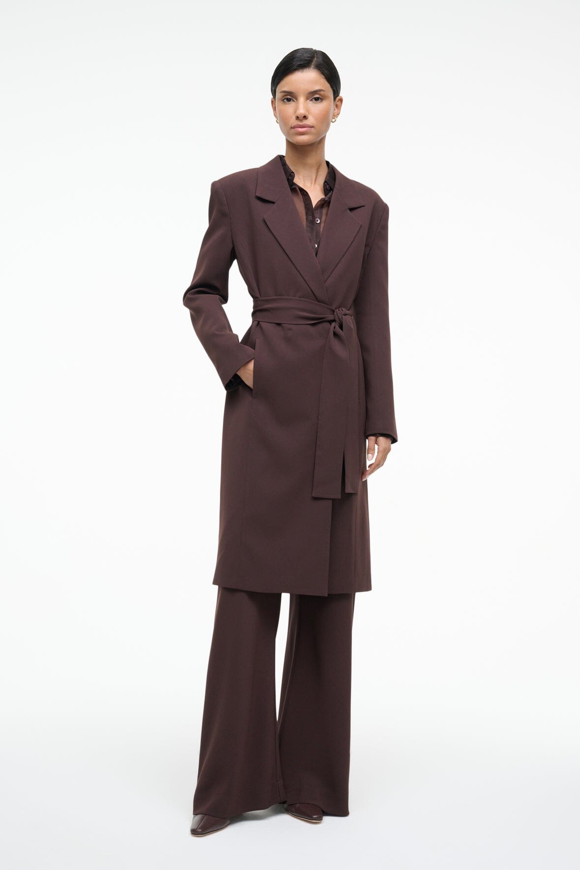 STAUD JOLENE JACKET EARTH