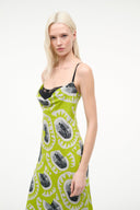 EVANGELINE DRESS | PADDLE OUT CHARTREUSE