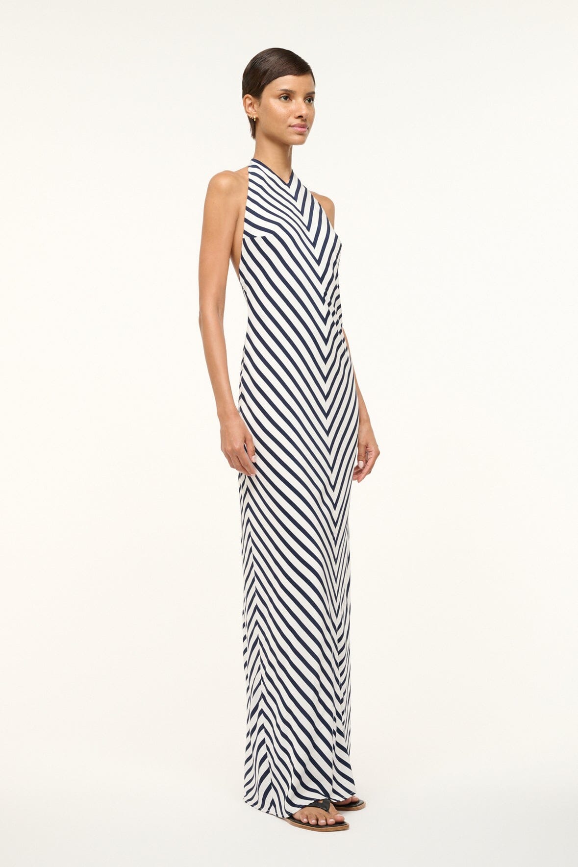 Navy and white striped dress australia hotsell