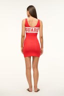 Image LIFEGUARD COVERUP DRESS | RED ROSE 5 of 6