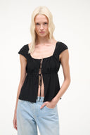 POMONA TOP | BLACK BLACK / XS