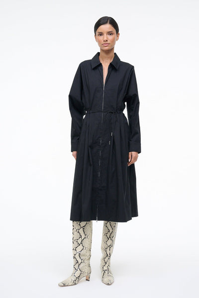 knee length dresses for ladies Staud – Elle Midi Dress Mujer 721-000755 01