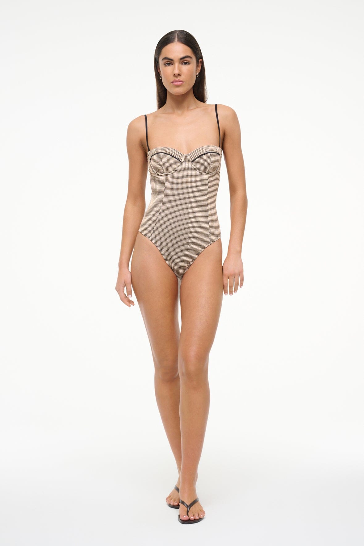 Image MAEVE ONE PIECE | NATURAL PIQUE 4 of 9 and Clicking this image will trigger a zoom pop-up