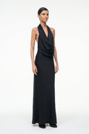 POPPI SILK DRESS | BLACK