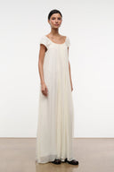 LEDA DRESS | IVORY IVORY / XS