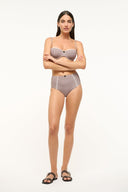 Image WAILEA BIKINI BOTTOM | DARK CHOCOLATE MICRO CHECK 3 of 5