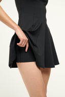 Image WELLS MINI SPORT DRESS | BLACK IVORY 5 of 6