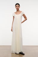 LEDA DRESS | IVORY IVORY / XS