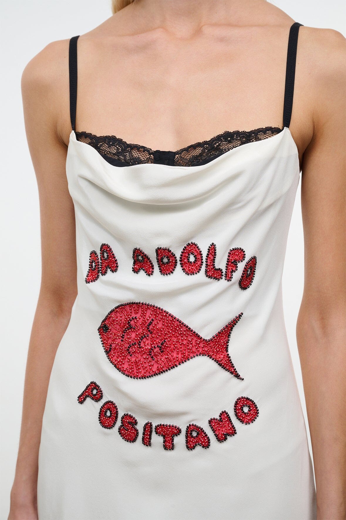 staud fish dress Staud Winnie Silk Maxi Dress