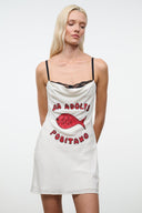 EVANGELINE SILK MINI DRESS | DA ADOLFO DA ADOLFO / 4