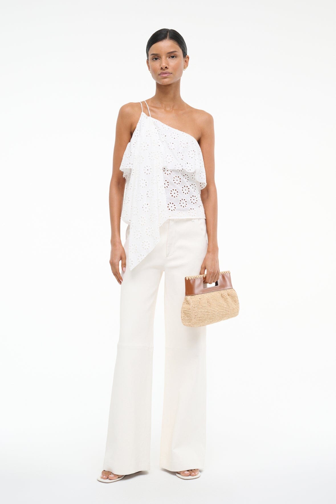 Image ISA TOP | WHITE EYELET 5 of 5 and Clicking this image will trigger a zoom pop-up