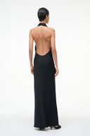 POPPI SILK DRESS | BLACK