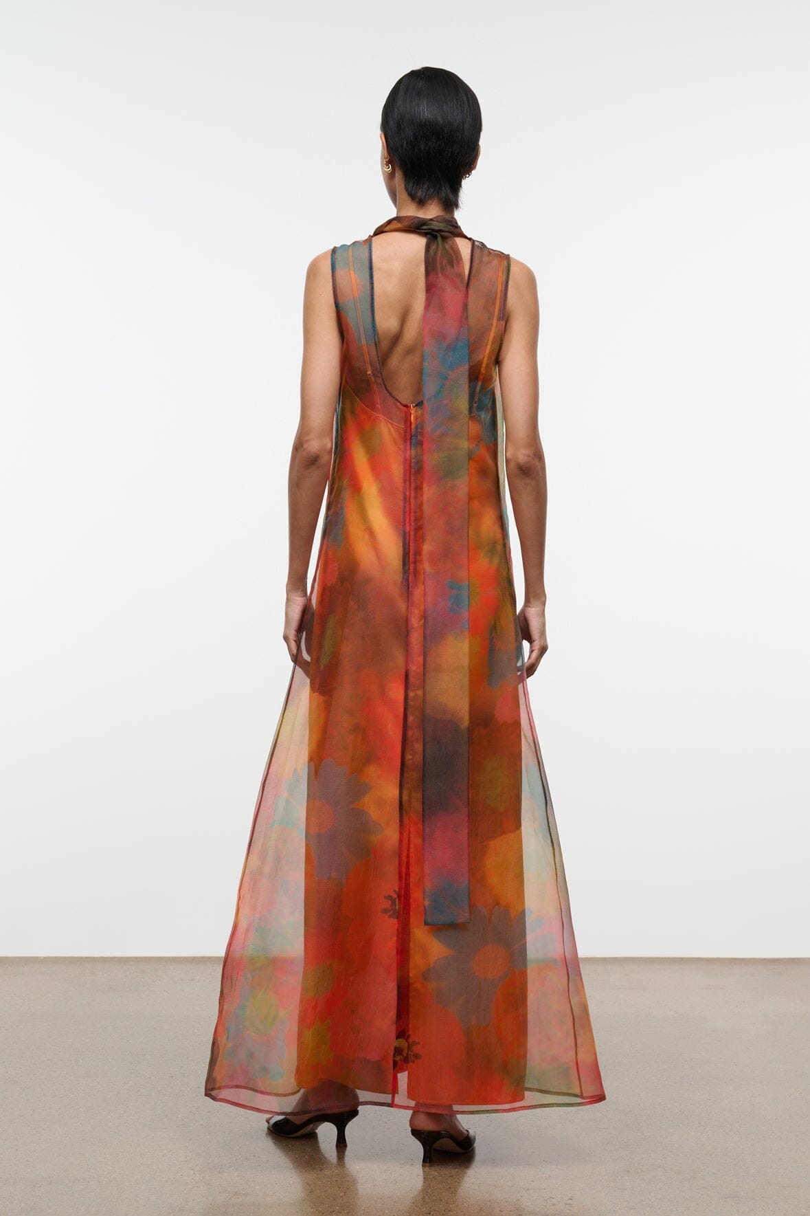 STAUD, Albee Dress in Superbloom, Size XL