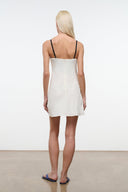 EVANGELINE SILK MINI DRESS | DA ADOLFO DA ADOLFO / 4