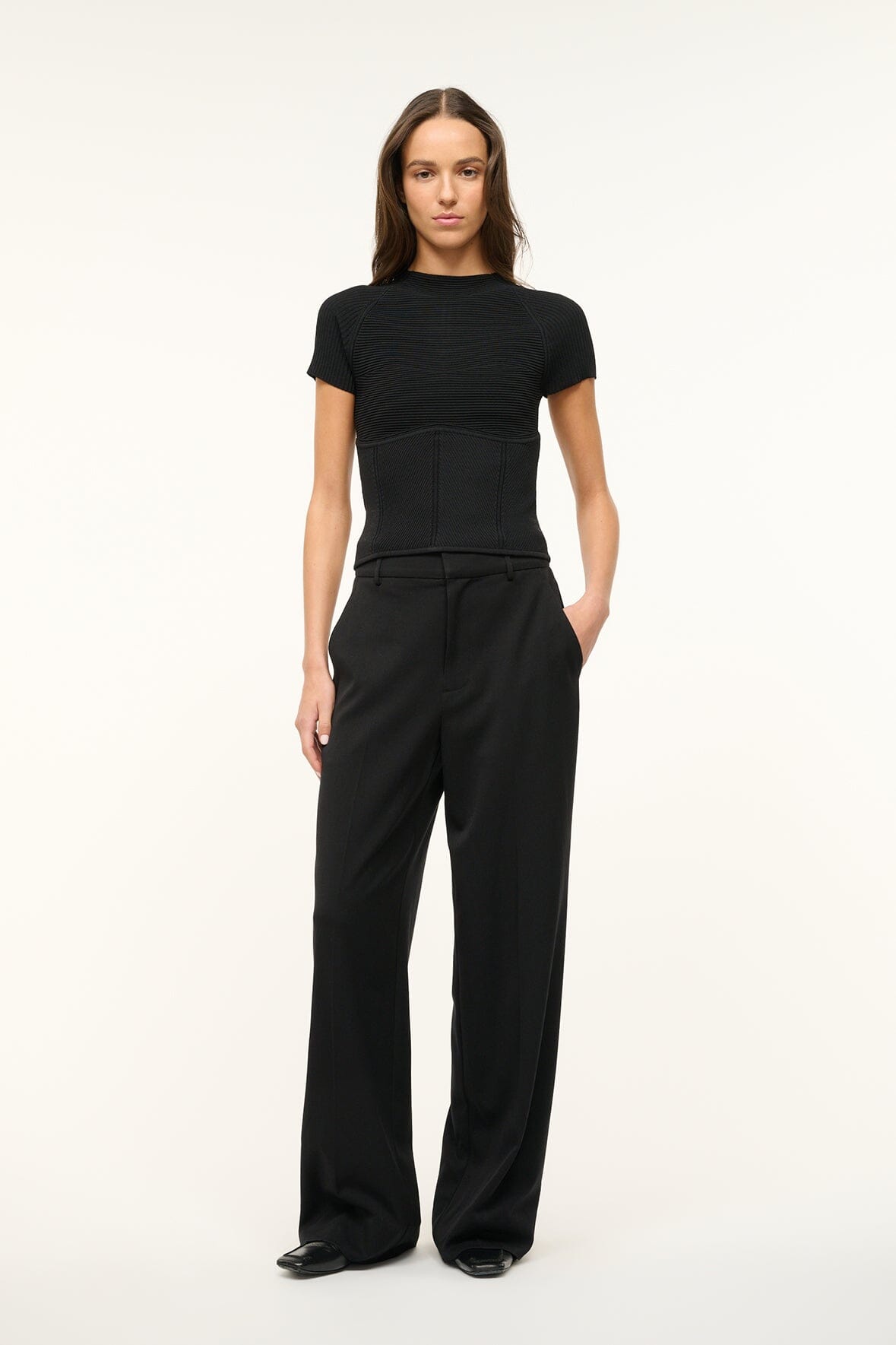 TIGEREYE TOP BLACK