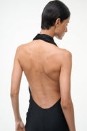 POPPI SILK DRESS | BLACK