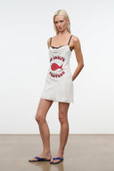 EVANGELINE SILK MINI DRESS | DA ADOLFO DA ADOLFO / 4