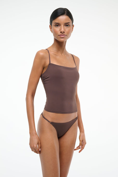 Go to CLEO TANKINI TOP DARK CHOCOLATE view 2