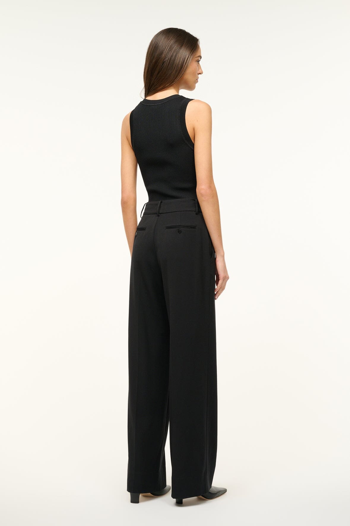 Image PRINCE TWILL PANT | BLACK 3 of 5 and Clicking this image will trigger a zoom pop-up