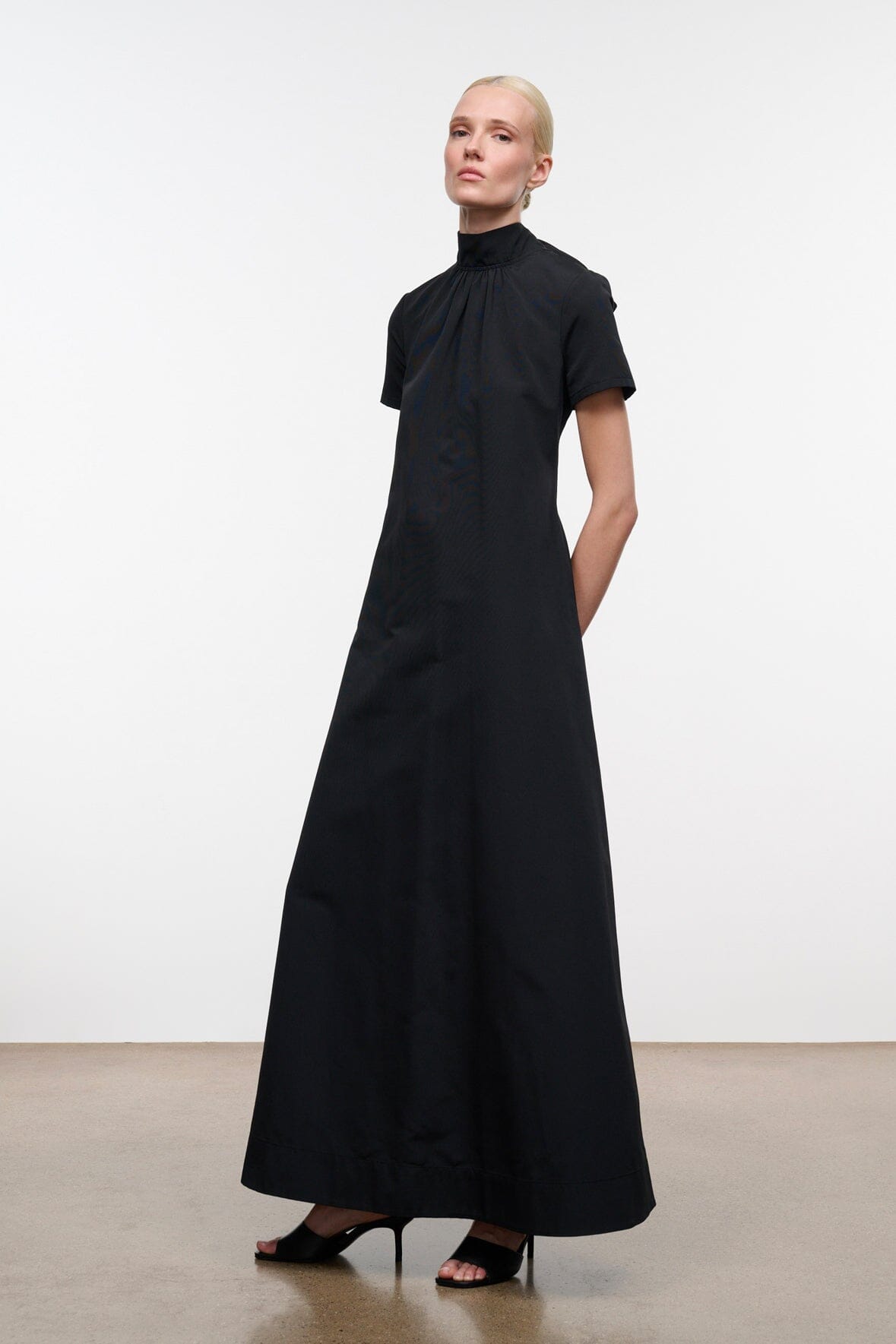 STAUD Ilana Dress Black