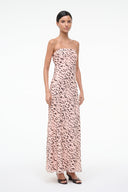 CASSIE SILK DRESS | ALMOND BLACK