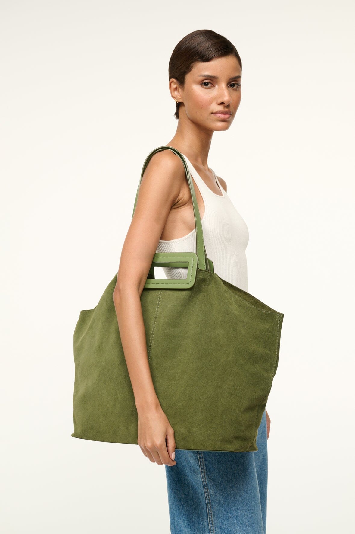 Image GRANDE TOTE BAG | AVOCADO 7 of 10 and Clicking this image will trigger a zoom pop-up