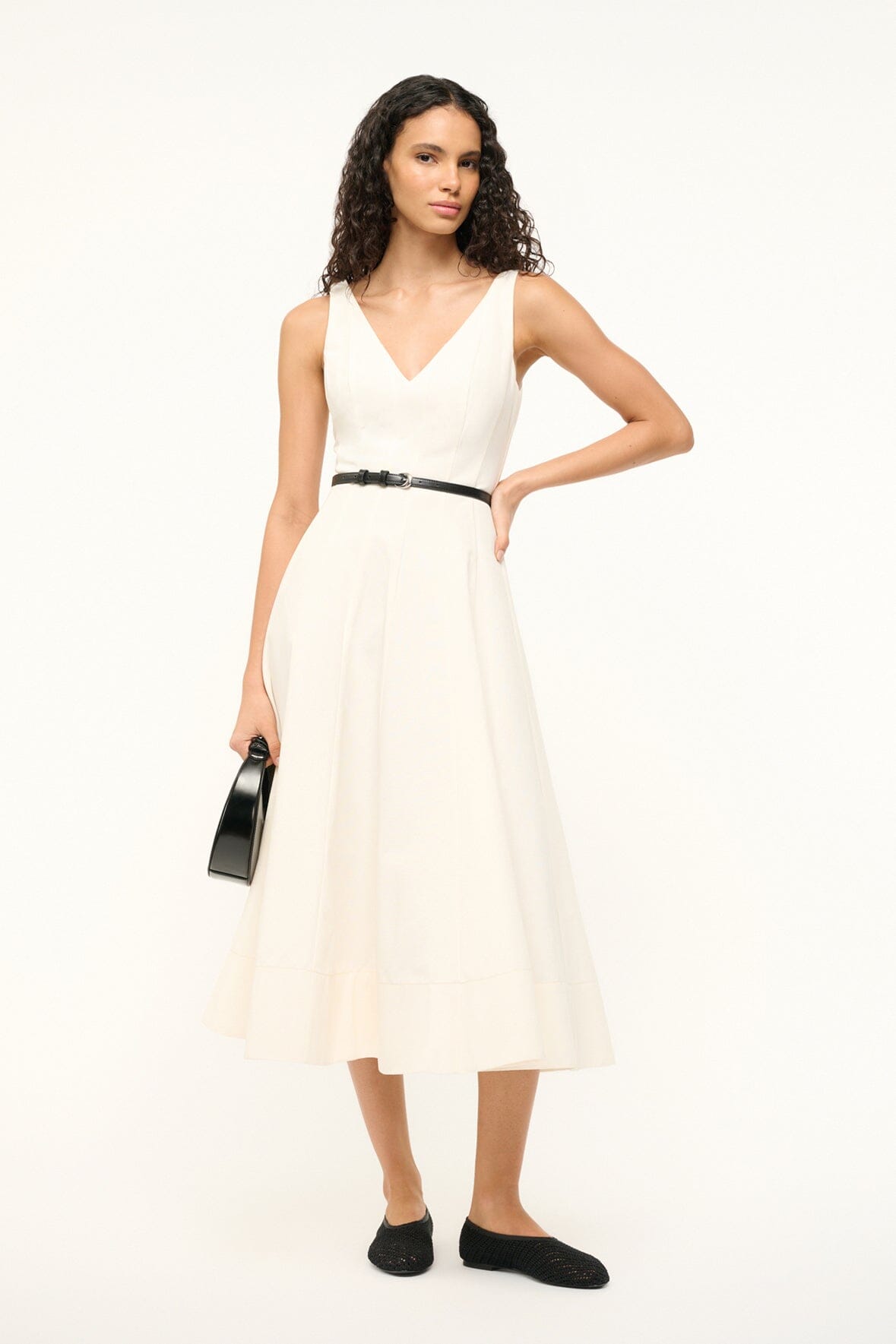 Image MARIETA DRESS | IVORY 6 of 6 and Clicking this image will trigger a zoom pop-up