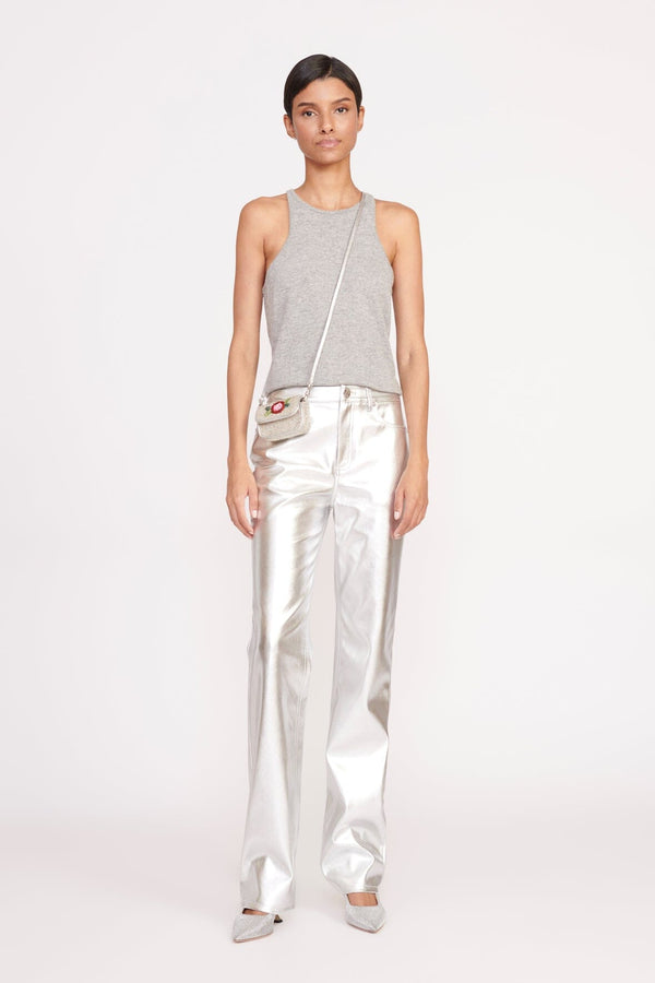 Zara New Waist Pants In Gray - Gem