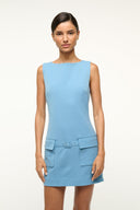 Image SHEILA DRESS | SLATE BLUE 4 of 4