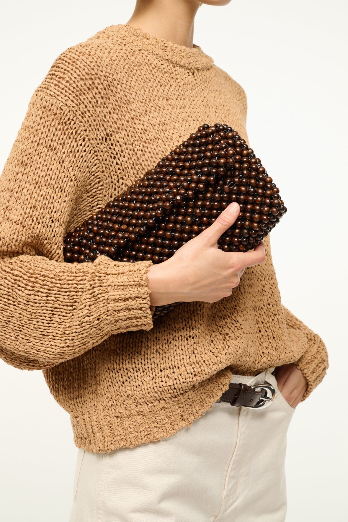 Image TIMMY SHOULDER BAG | DARK BROWN 4 of 8 and Clicking this image will trigger a zoom pop-up